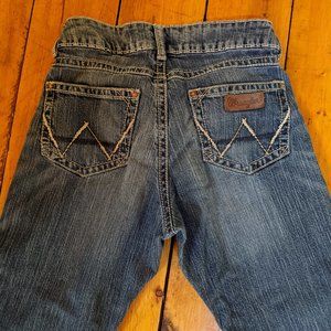 Wrangler Premium Patch Mae Mid-Rise Jeans SZ 3/32